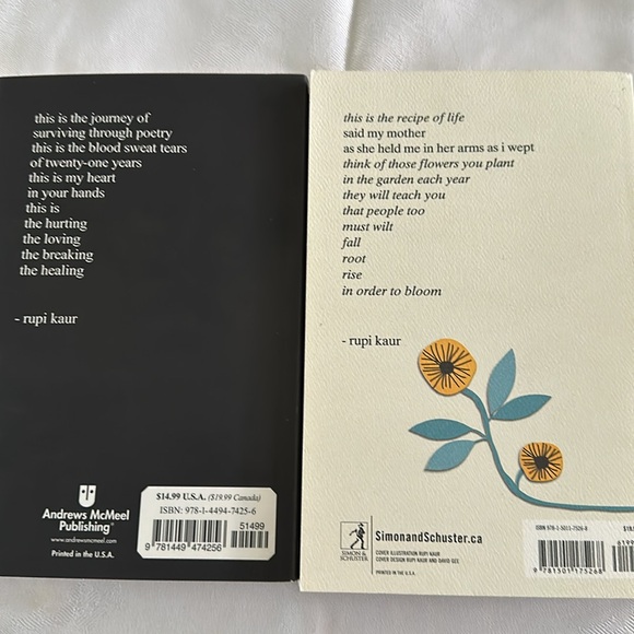 Milk and honey book set - Picture 2 of 2